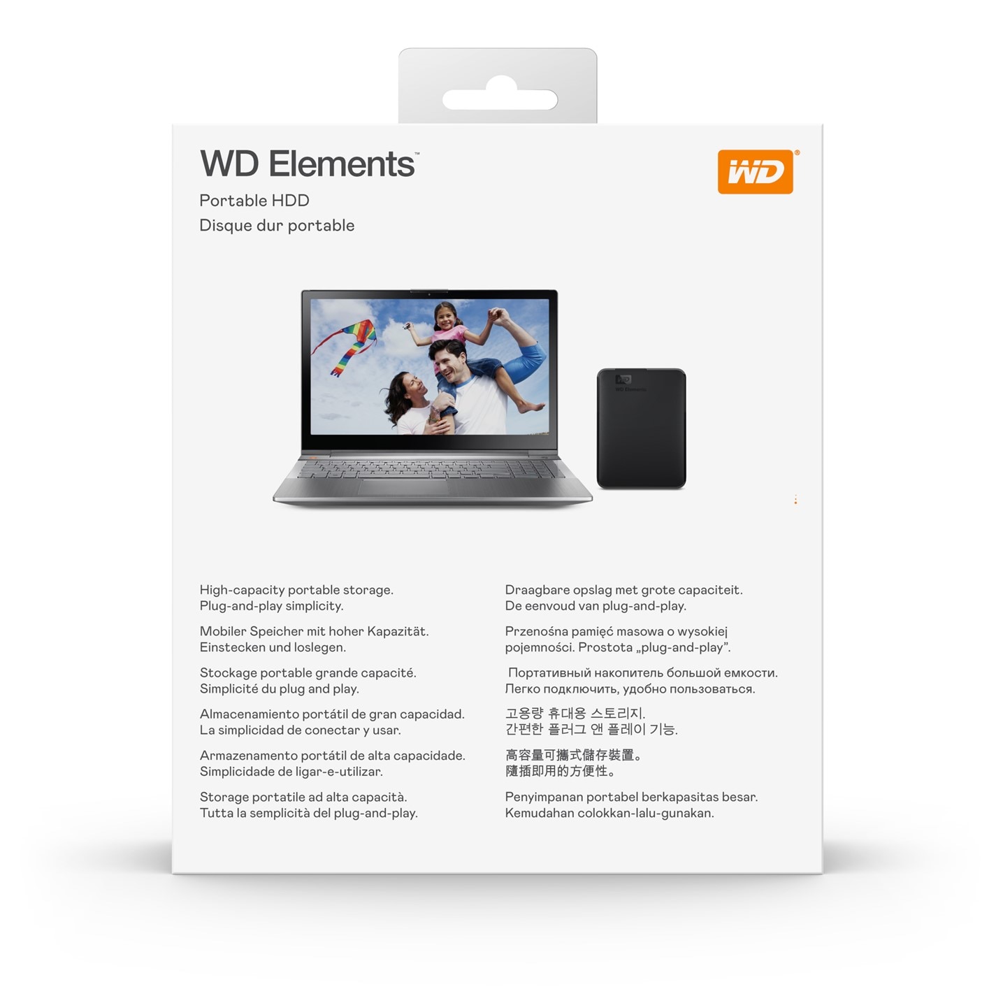 Western Digital WD 4TB Elements Portable External Hard Drive