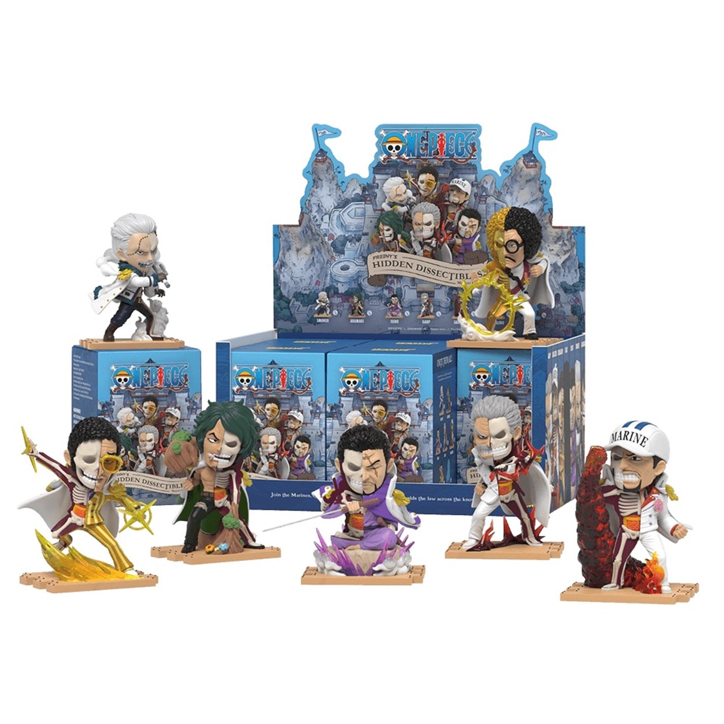 One Piece Freenys Hidden Dissectibles: One Piece Marines Edition
