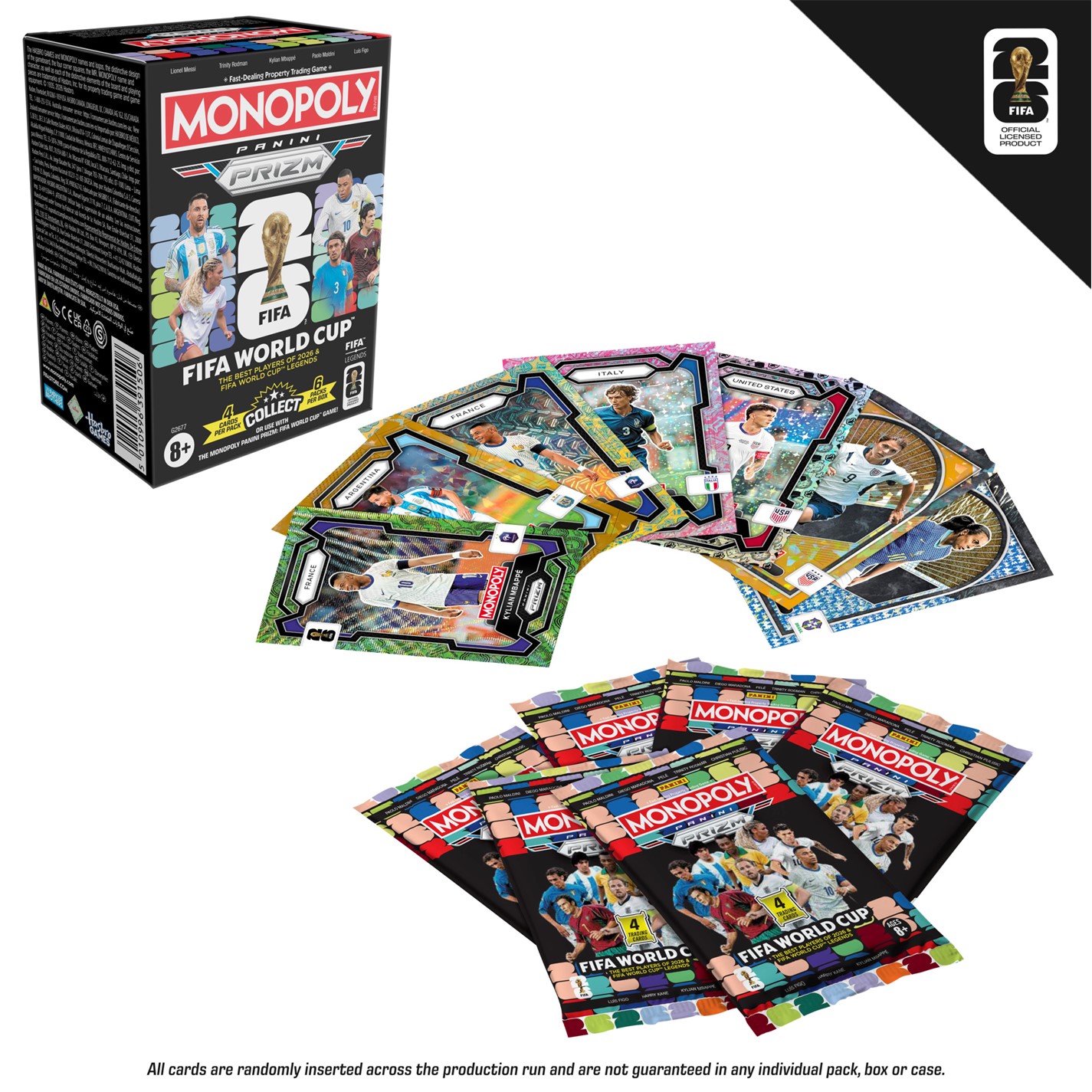 Monopoly | Monopoly Panini Prizm: FIFA World Cup Trading Cards Booster Box  | Multi | SportsDirect.com