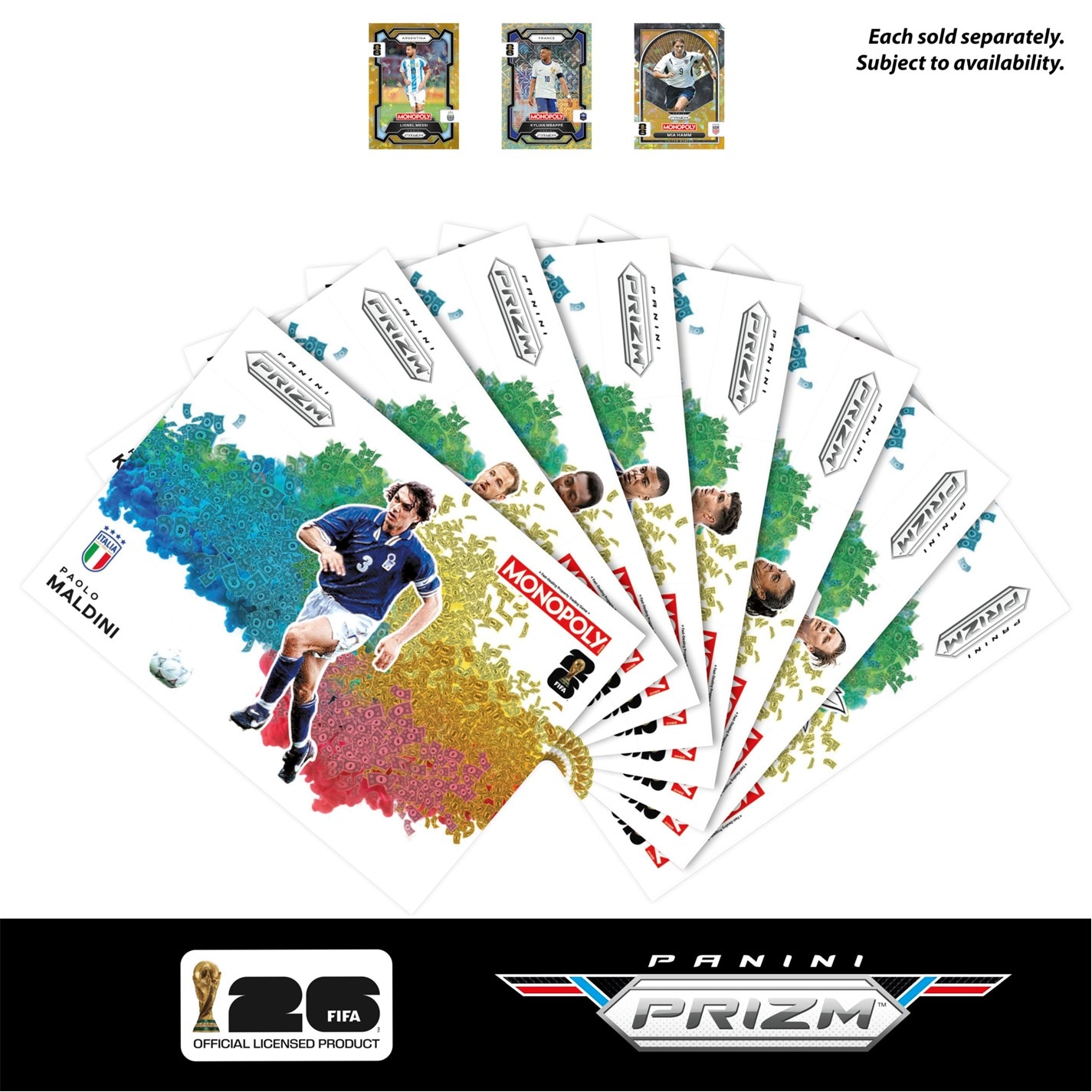 Monopoly | Monopoly Panini Prizm: FIFA World Cup Trading Cards Booster Box  | Multi | SportsDirect.com
