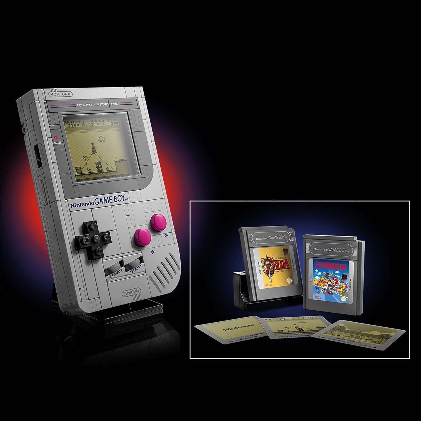 LEGO Super Mario Game Boy Model Kit for Adults 72046