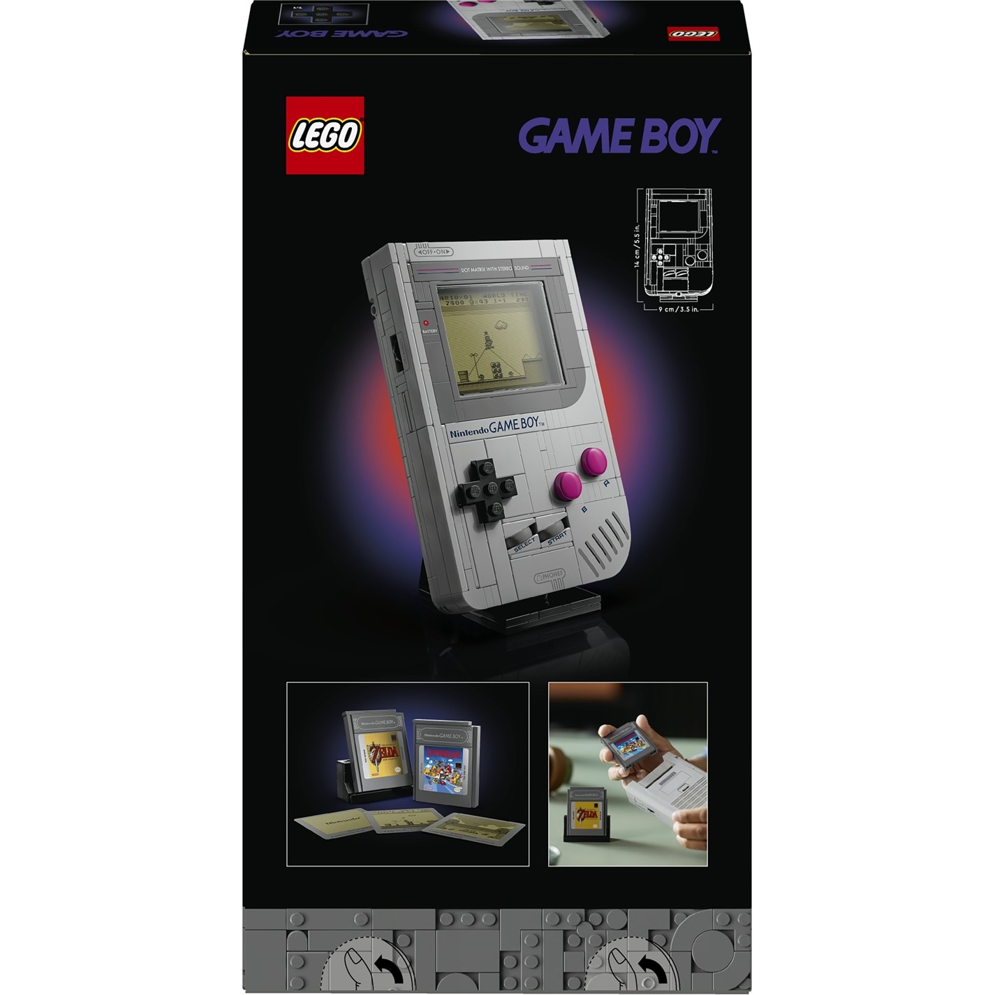 LEGO Super Mario Game Boy Model Kit for Adults 72046