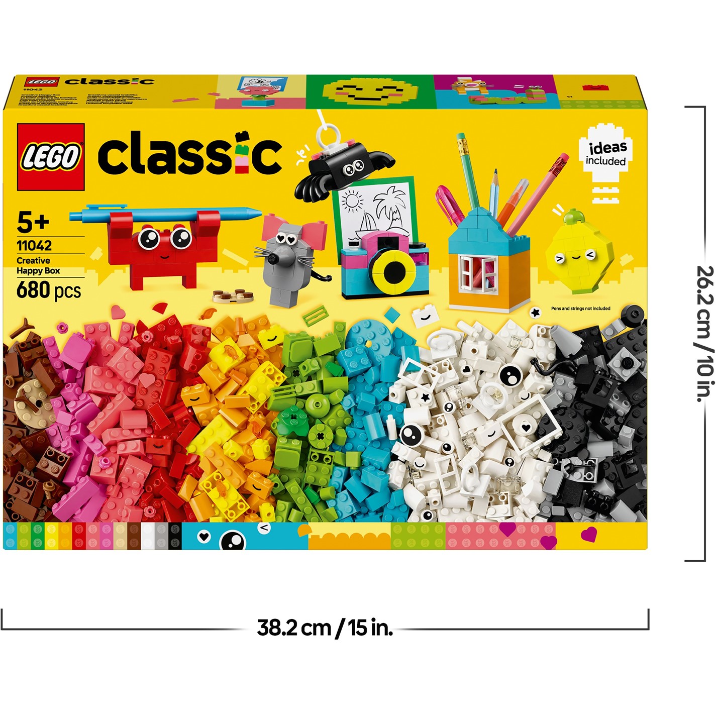 【Be happy!!】ワンパックアタック　37箱 LEGO Classic Creative Happy Box Building Toys 11042 | SportsDirect