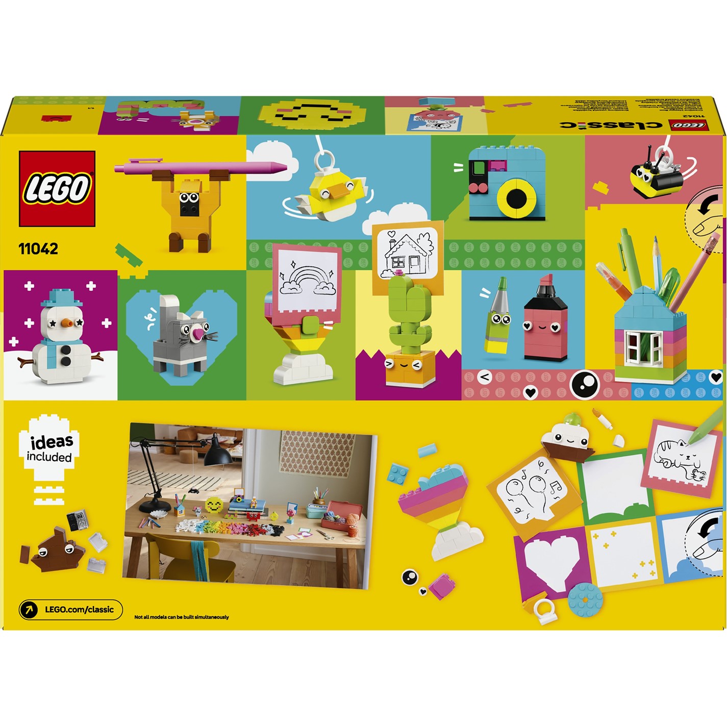 LEGO Classic Creative Happy Box Building Toys 11042 | SportsDirect