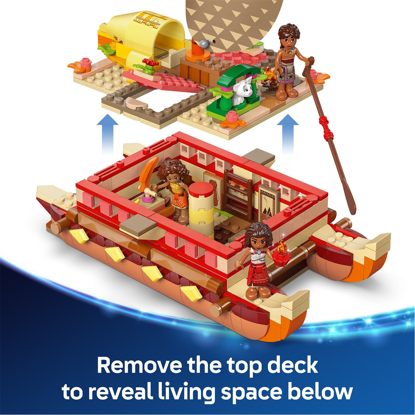 LEGO Disney Moana 2 Moana's Adventure Canoe 43270 | SportsDirect