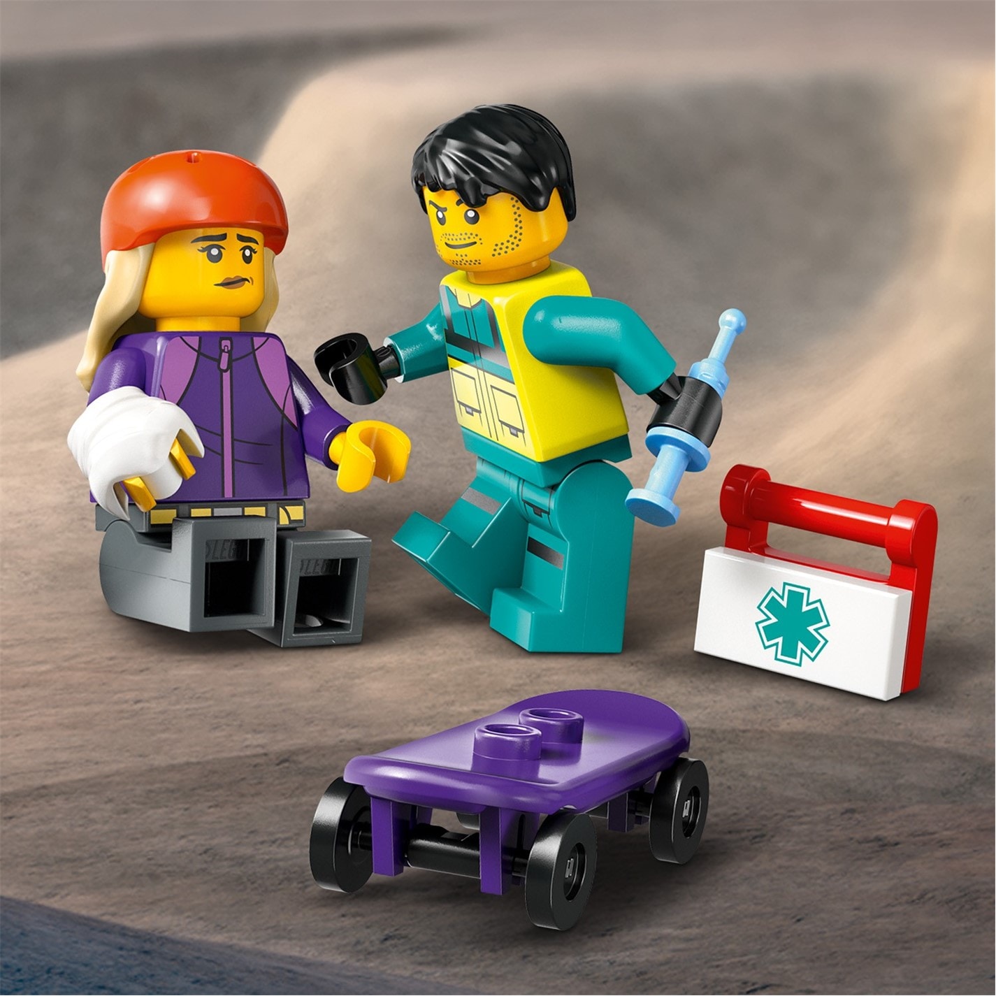 LEGO City 60451 Emergency Ambulance Toy Vehicle Set | SportsDirect