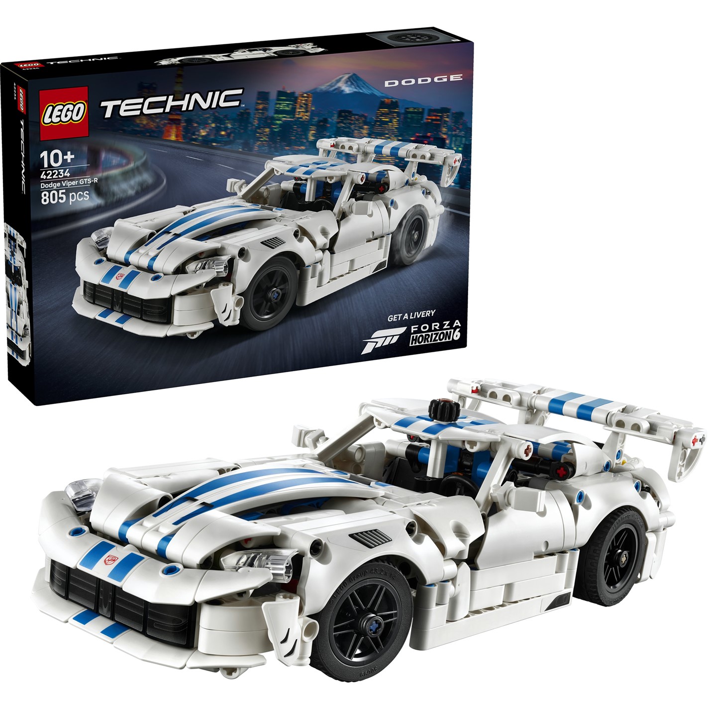 LEGO Dodge Viper GTS-R Technic Building Block | SportsDirect.com USA