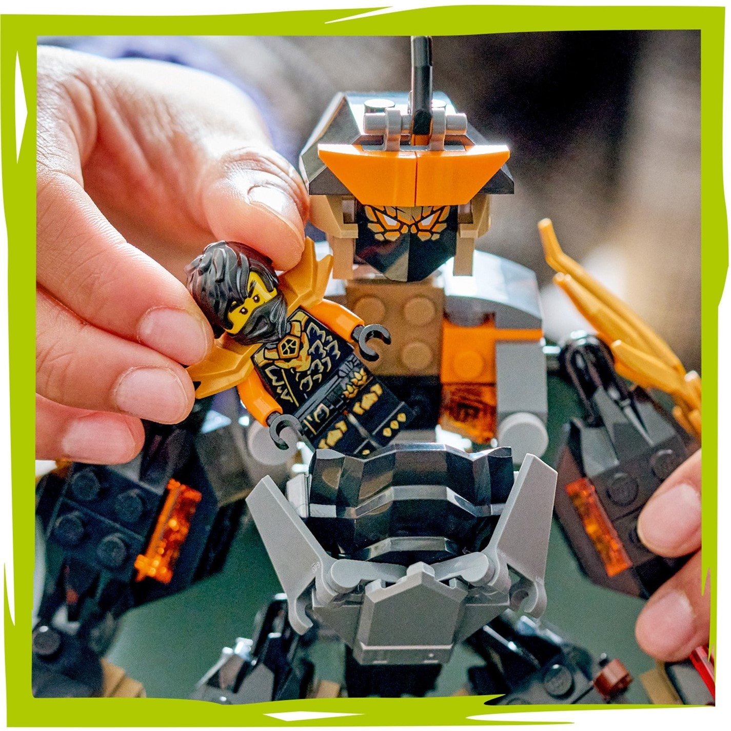 LEGO NINJAGO Cole's Mission Mech & Dragon Zane Toy 71854