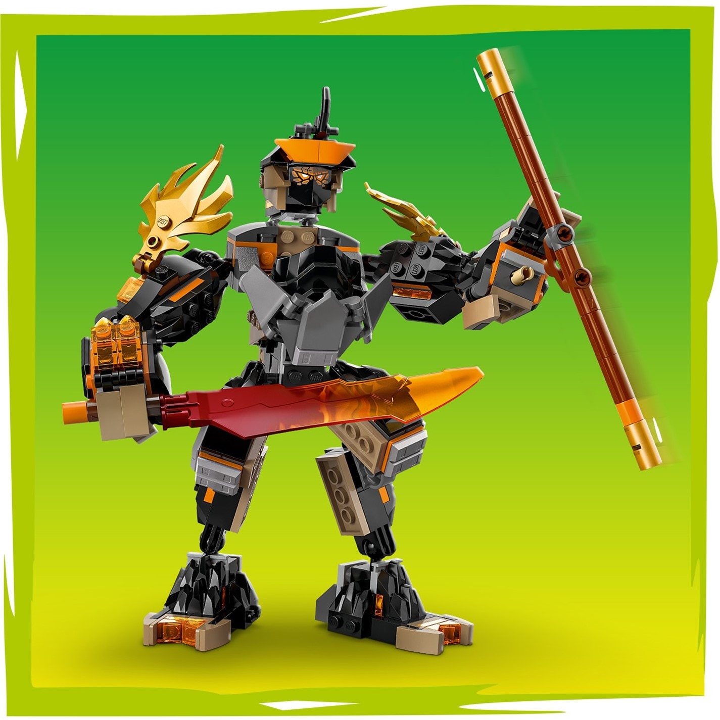 LEGO NINJAGO Cole's Mission Mech & Dragon Zane Toy 71854