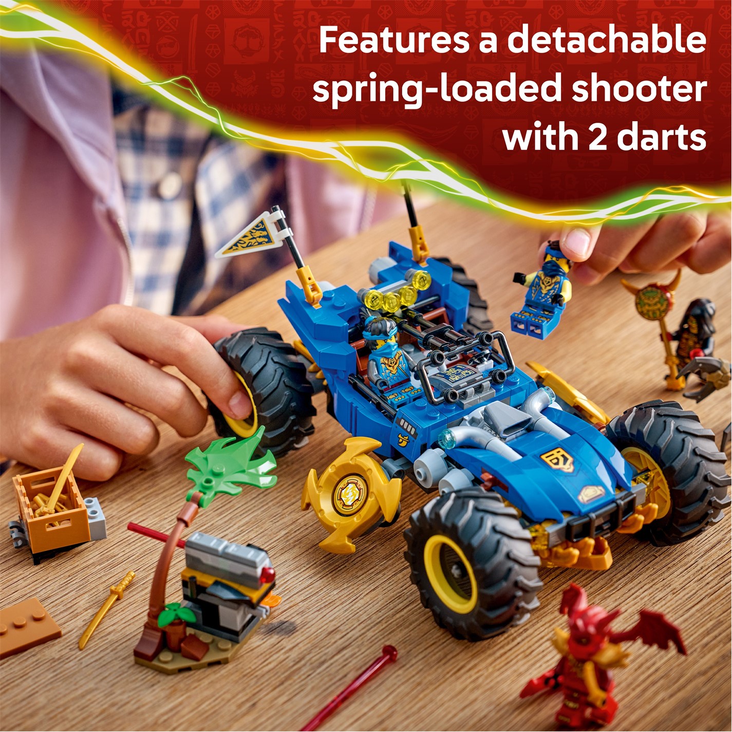 LEGO | NINJAGO 2 in1 Jay's Transforming Car Racing Toy 71856 | Tbc