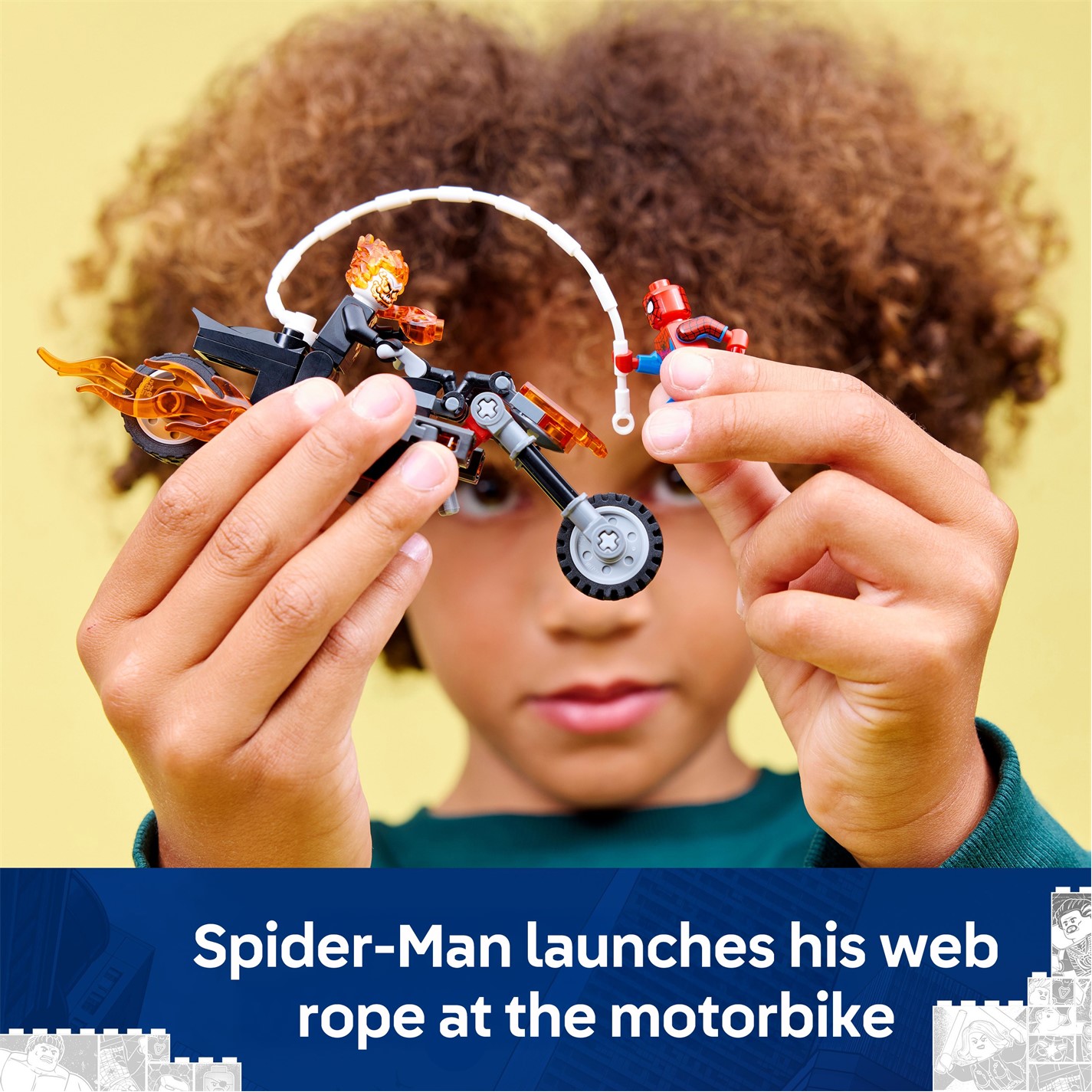 LEGO Marvel Spider-Man vs. Ghost Rider Motorcycle 76335