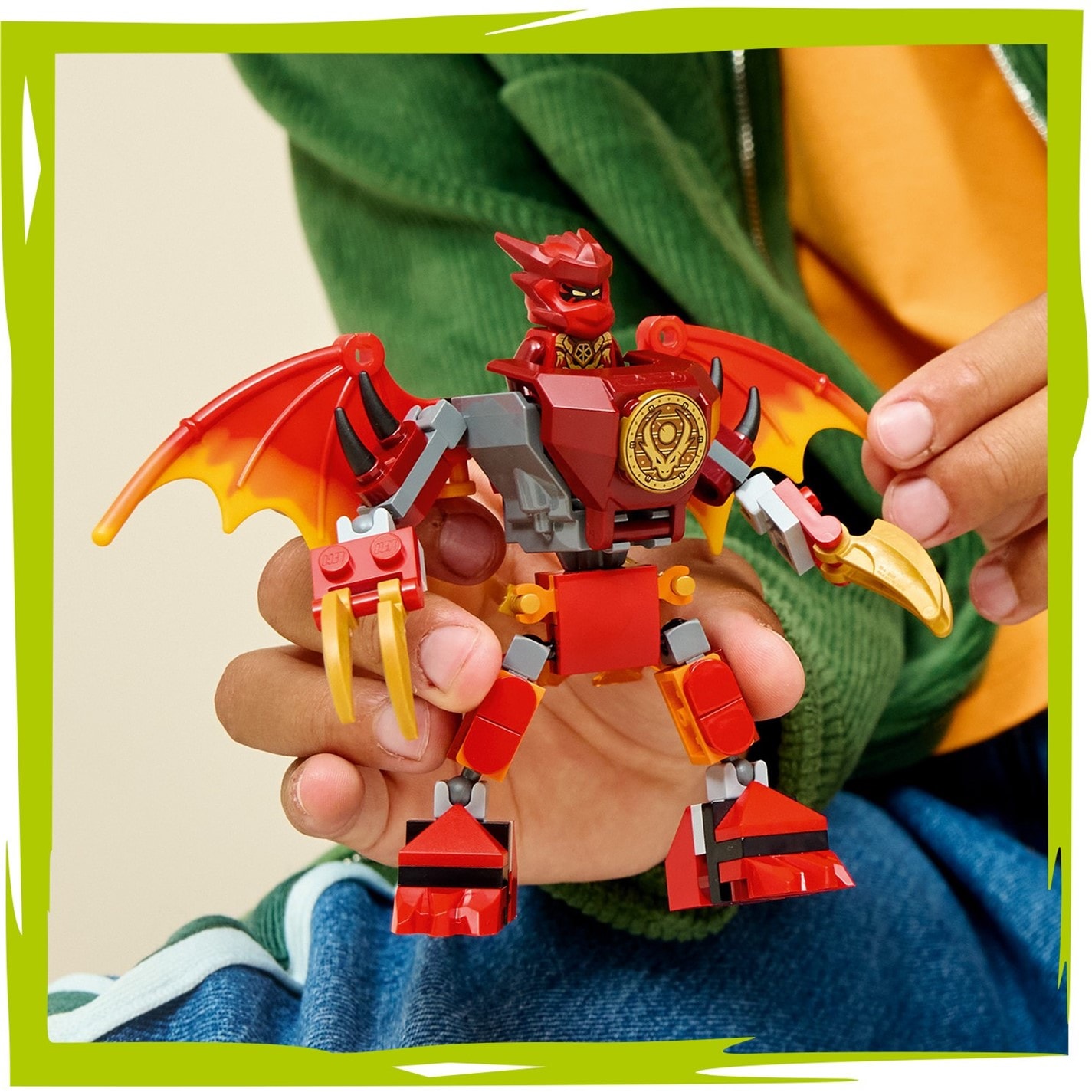 LEGO NINJAGO Kai's Dragon Mech Battle Pack Ninja Toy 71851