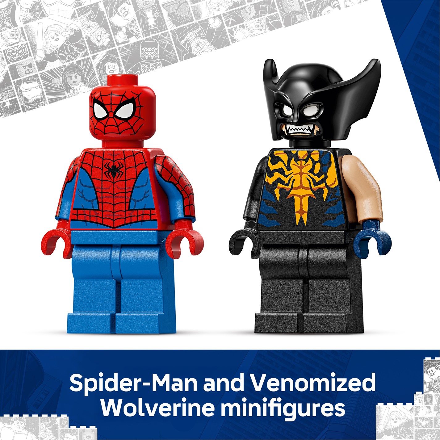 LEGO Marvel Spider-Man Car vs. Venomized Wolverine 76336