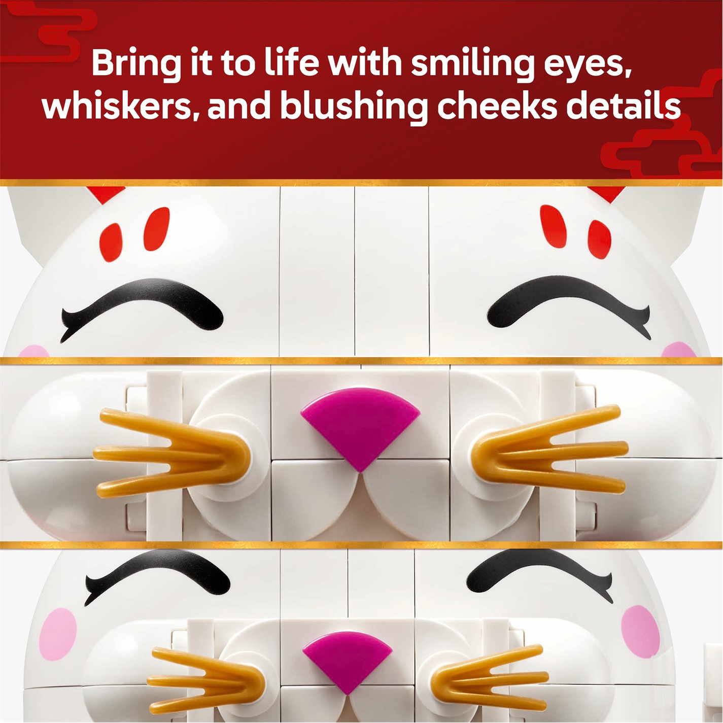 Lucky様 LEGO Lucky Cat Display Model Building Kit 40813 | SportsDirect.com