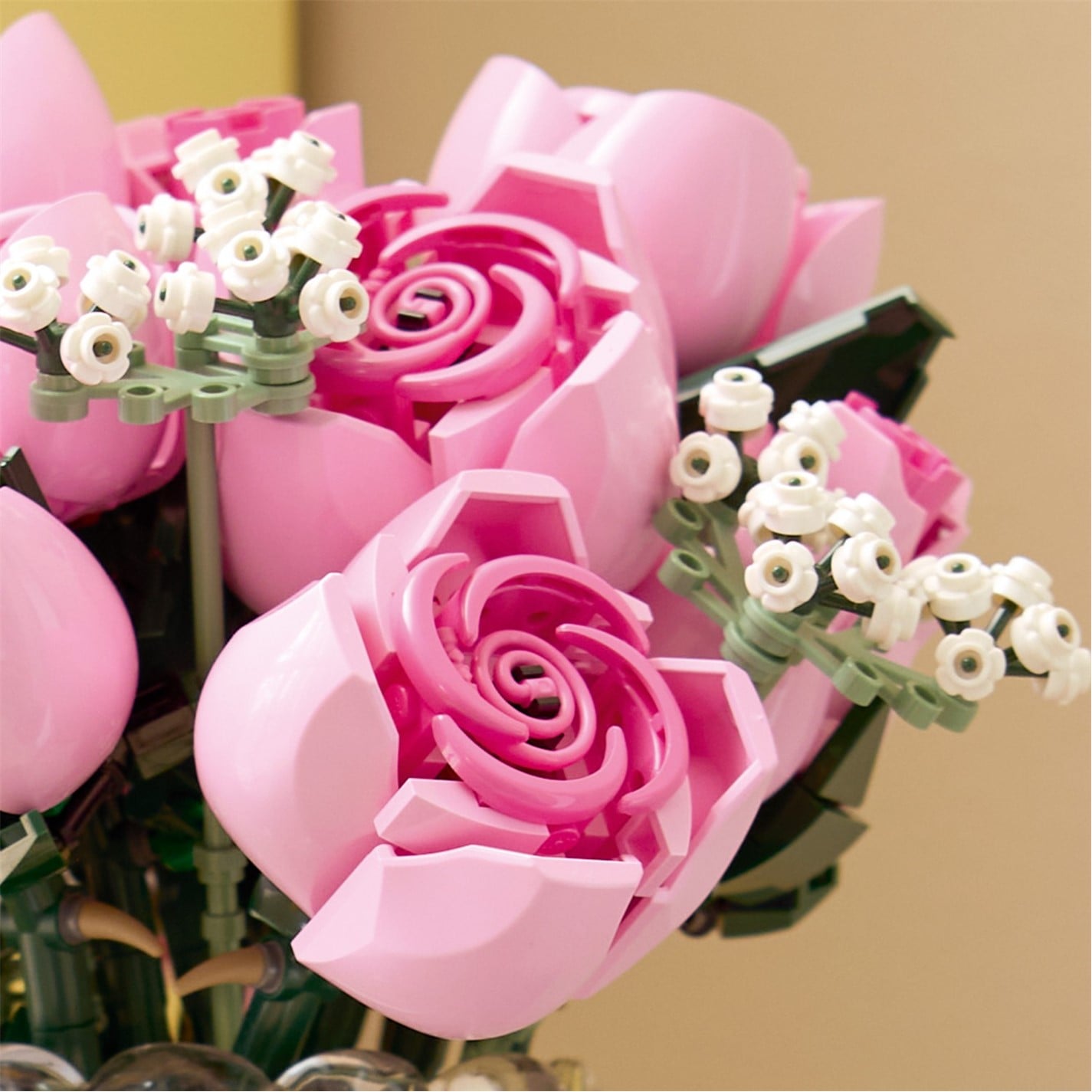 LEGO | Botanicals Bouquet of Pink Roses Faux Flowers Set 10374