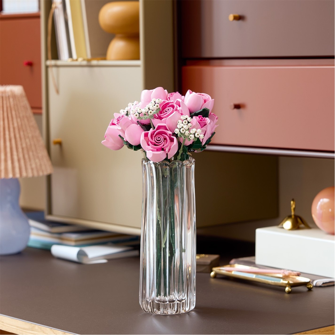 LEGO | Botanicals Bouquet of Pink Roses Faux Flowers Set 10374
