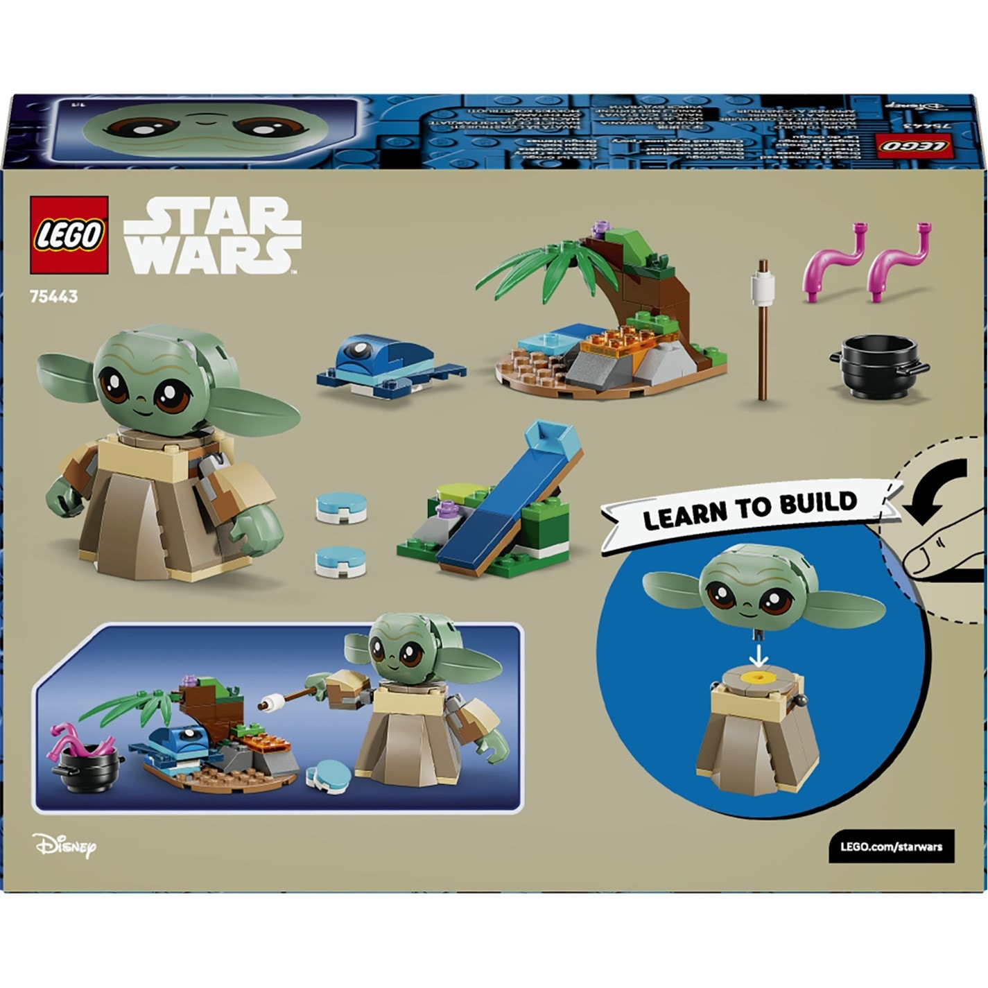 LEGO Star Wars Grogu's Homestead Toy Building Set 75443