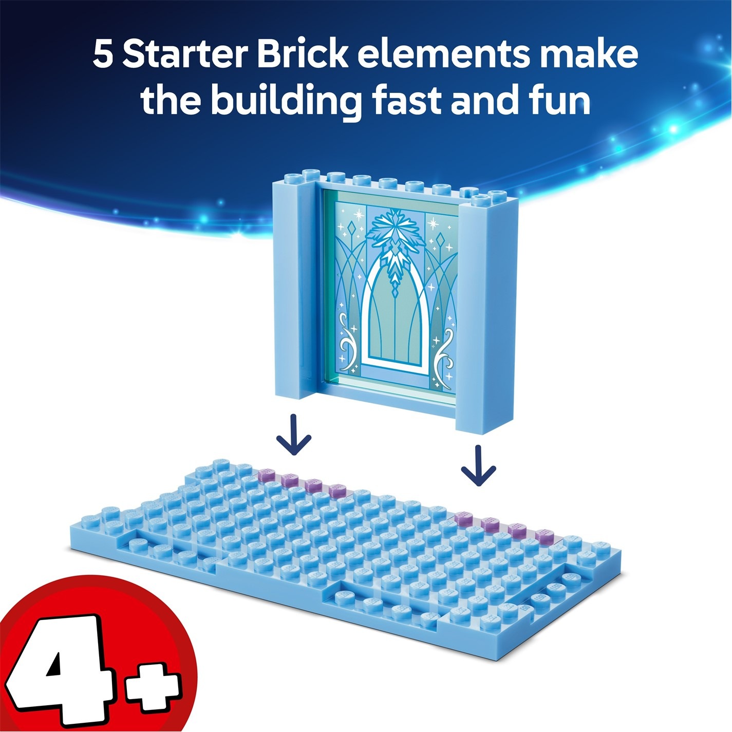 LEGO Disney Frozen Elsa's Ice Castle & Snow Ride Adventure 43281