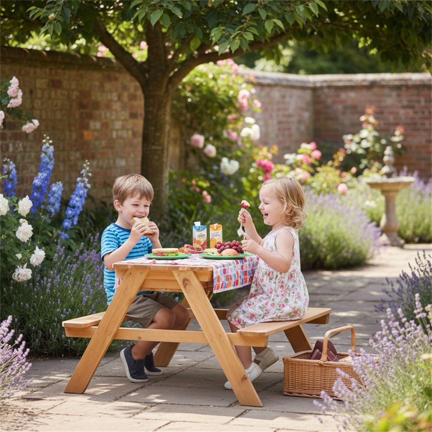 Plum Play Plum Surfside Wooden Sand & Water Picnic Table