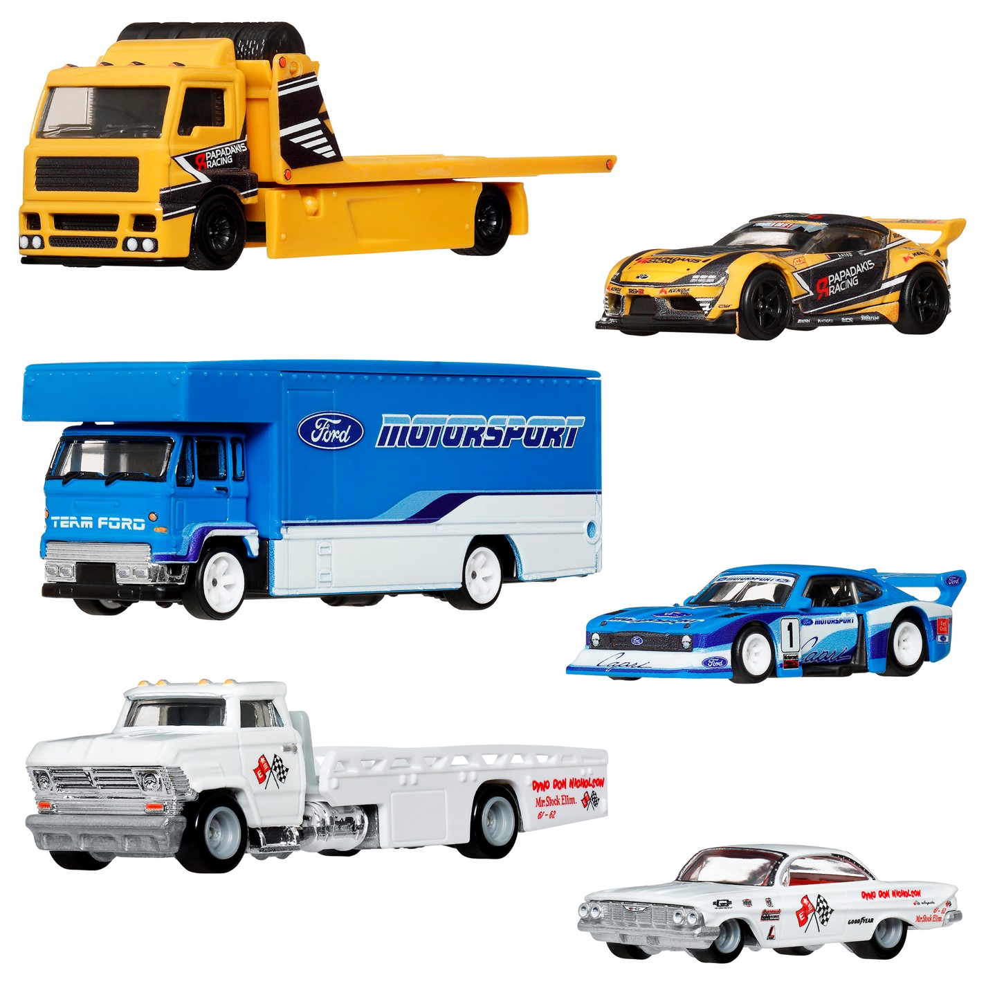 Hot Wheels | Premium Team Transport Assortment Toy Cars | Multi