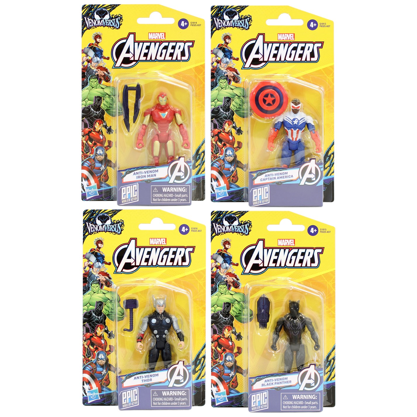 Marvel Marvel Avengers 4 Inch Classic Figures | SportsDirect.com USA