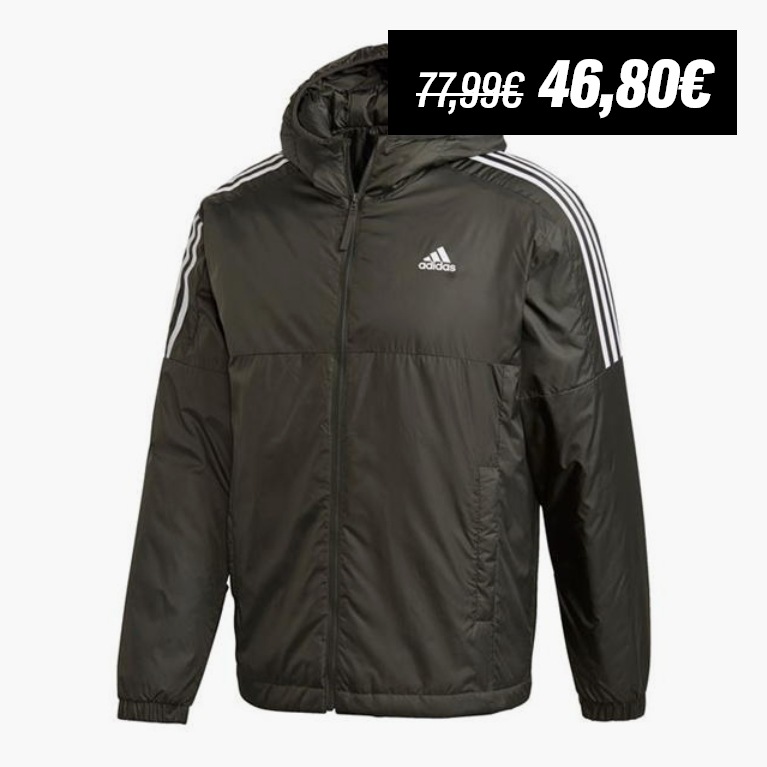 Pánská bunda s kapucí ADIDAS se 3 pruhy