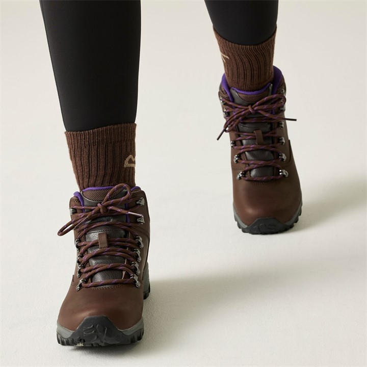 Regatta Women's Brown Bainsford Hiking Boots in Size 8.5, Sports Direct