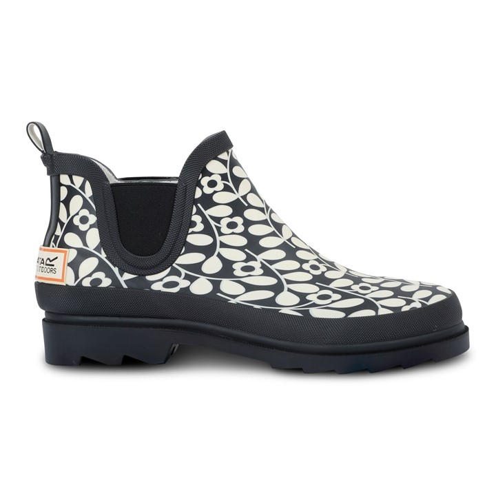 Regatta Women's Jasmine Flower Black Orla Kiely Wellies Size 6