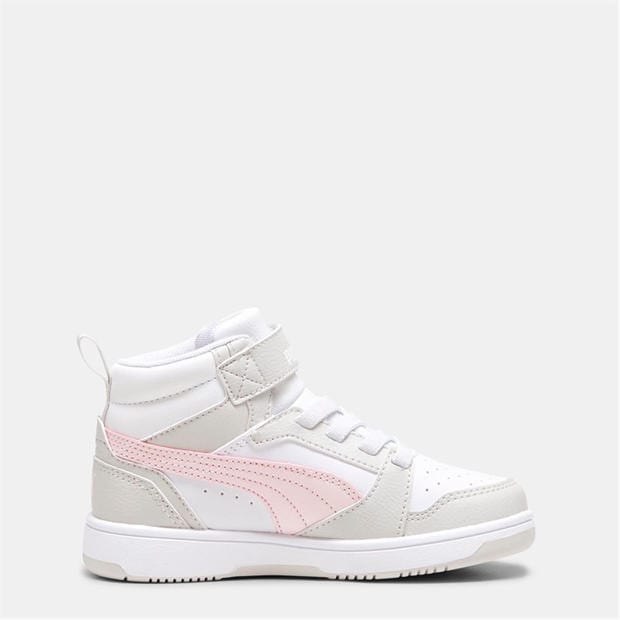 White pink grey - Puma - Rebound V6 Mid AC Trainers