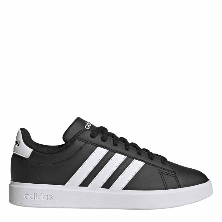 Adidas  Black Grand Court Cloudfoam Comfort Shoes in Size 11.5, Sports Direct