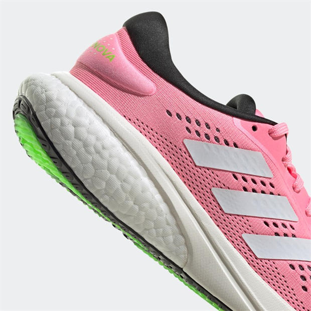 Beam Pink / Cloud White / Sola - adidas - Supernova 2 Running Shoes Womens
