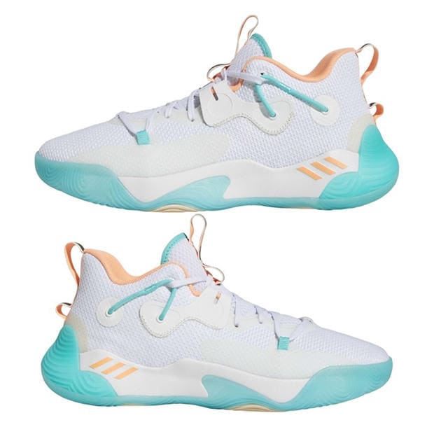 White - adidas - Harden Stepback 3 Basketball Shoes