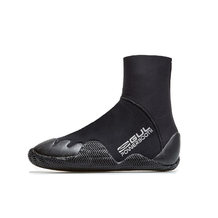 Gul  Black  5Mm Powerboot Blindstitched Wetsuit Boot in Size JM, Sports Direct