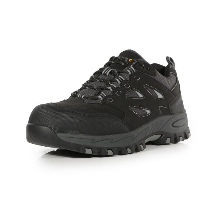 Regatta  Black Mudstone Low Safety Boots in Size 6.5, Sports Direct