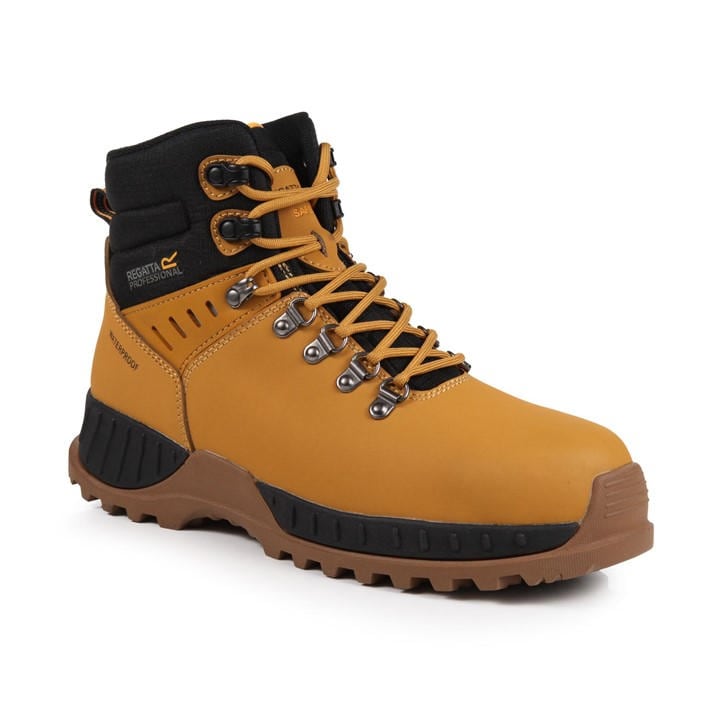 Regatta  Yellow Mens Grindstone Waterproof Safety Boots in Size 6, Sports Direct