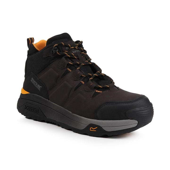 Regatta Men's Chestnut Black Hyperfort Safety Hiker in Size 10, Sports Direct
