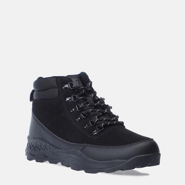 Black - Crosshatch - Kinrag Boots