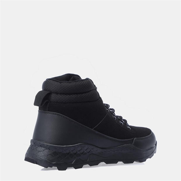 Black - Crosshatch - Kinrag Boots