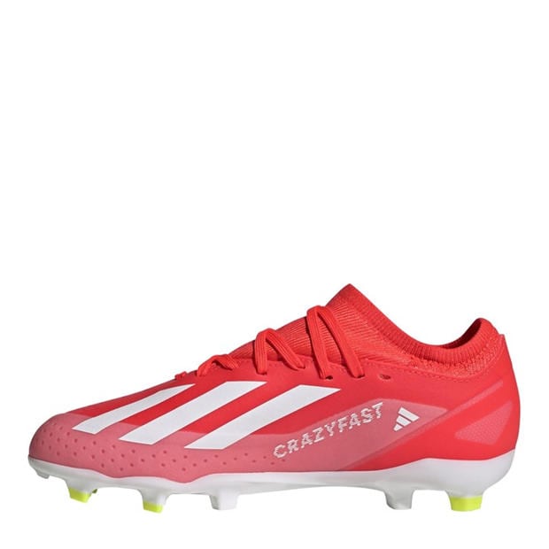 red white - adidas - X Crazyfast League FG Football Boots
