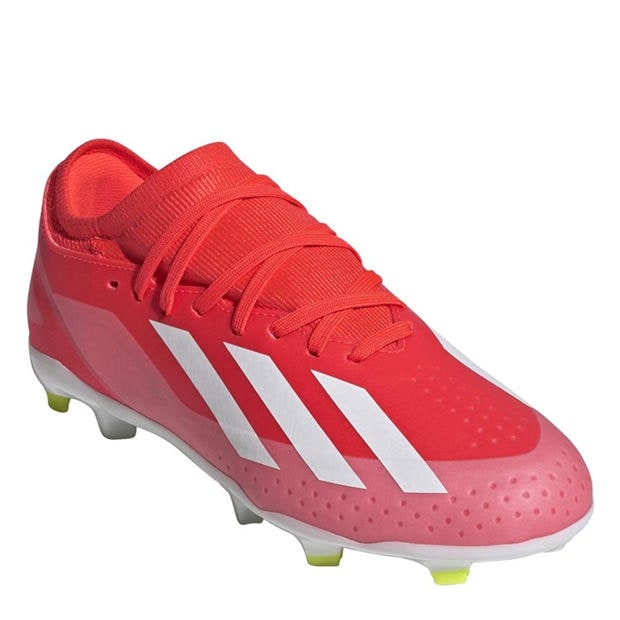 red white - adidas - X Crazyfast League FG Football Boots