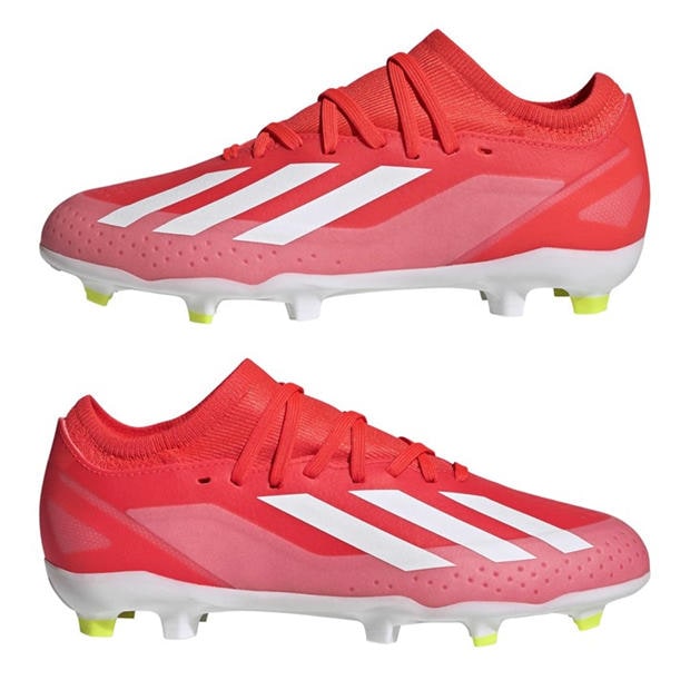 red white - adidas - X Crazyfast League FG Football Boots