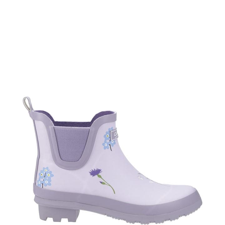 Cotswold Women's Purple Wildflower Ankle Wellingtons in Size 6, Sports Direct