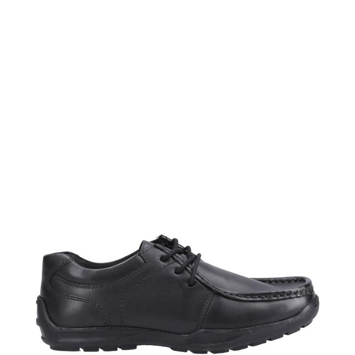 Hush Puppies Boys Black Mackenzie Jnr in Size 1, Sports Direct