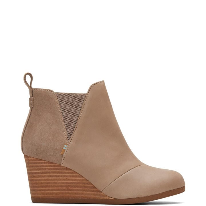 Toms Women's Beige Kelsey Ankle Boots in Size 6, Sports Direct