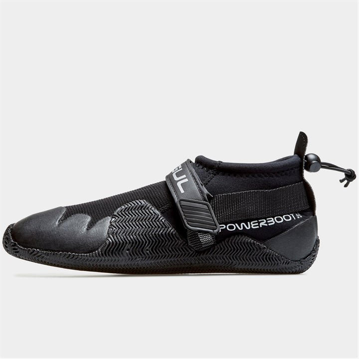 Gul  Black 3Mm Strapped Power Wetsuit Slipper in Size 9, Sports Direct