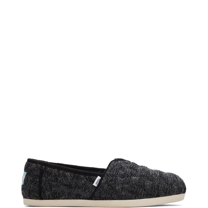 Toms Women's Black Alpargata With Cloudbound Slippers in Size 4, Sports Direct