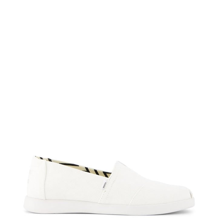 Toms Women's White Alpargata Plus Shoe in Size 4, Sports Direct