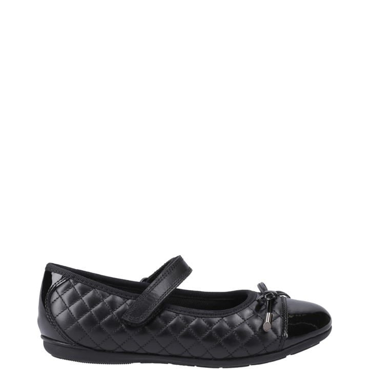 Hush Puppies Women's Black Girl's Lottie Quilt Ballerina Junior In | Size: Infant 13 - Image 5