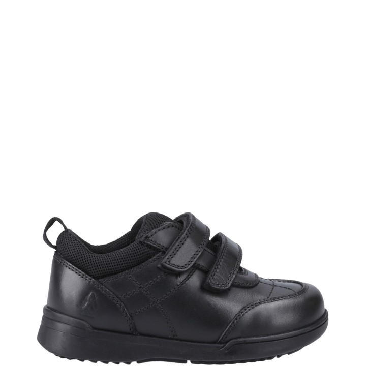 Hush Puppies Boys Black Lennon Infant School Shoe in Size 10, Sports Direct