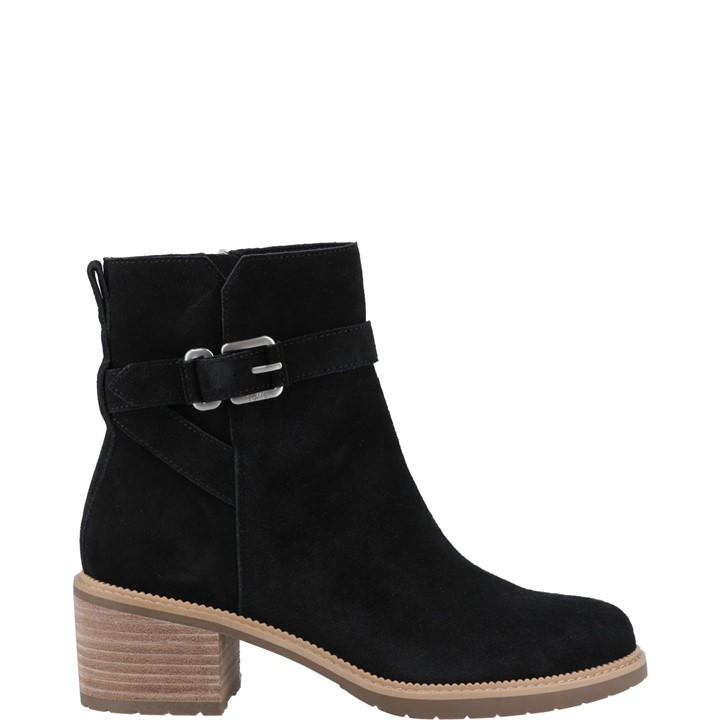 Toms Women's Black Hailey Buckle Ankle Boot in Size 5, Sports Direct